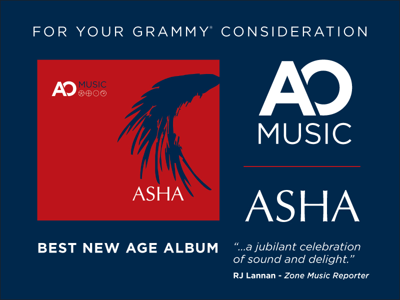 AO Music’s “ASHA” on the First Round Ballot for 60th Grammys